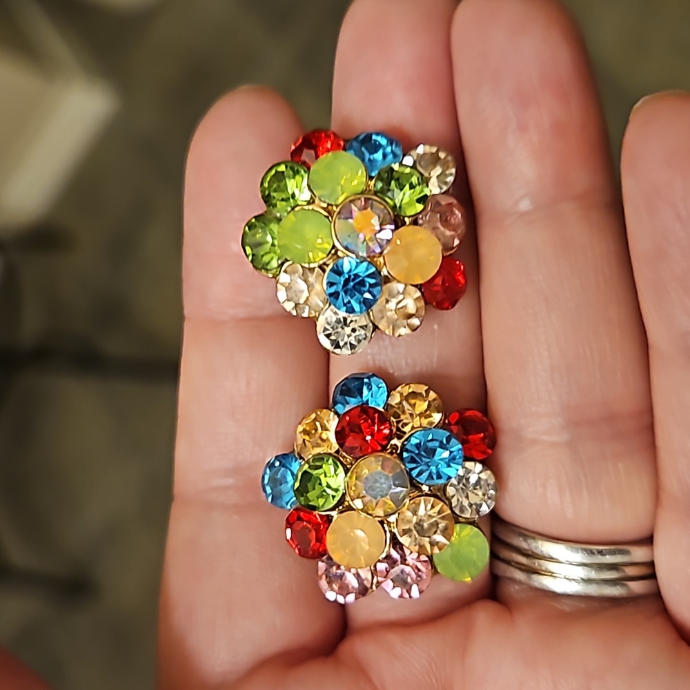 Colorful Crystal Earrings